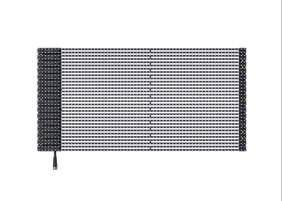 AC265V 260W จอแสดงผล LED โปร่งใสกลางแจ้ง IP66 โฟโตอิเล็กทริกสำหรับซุ้มหน้าต่าง